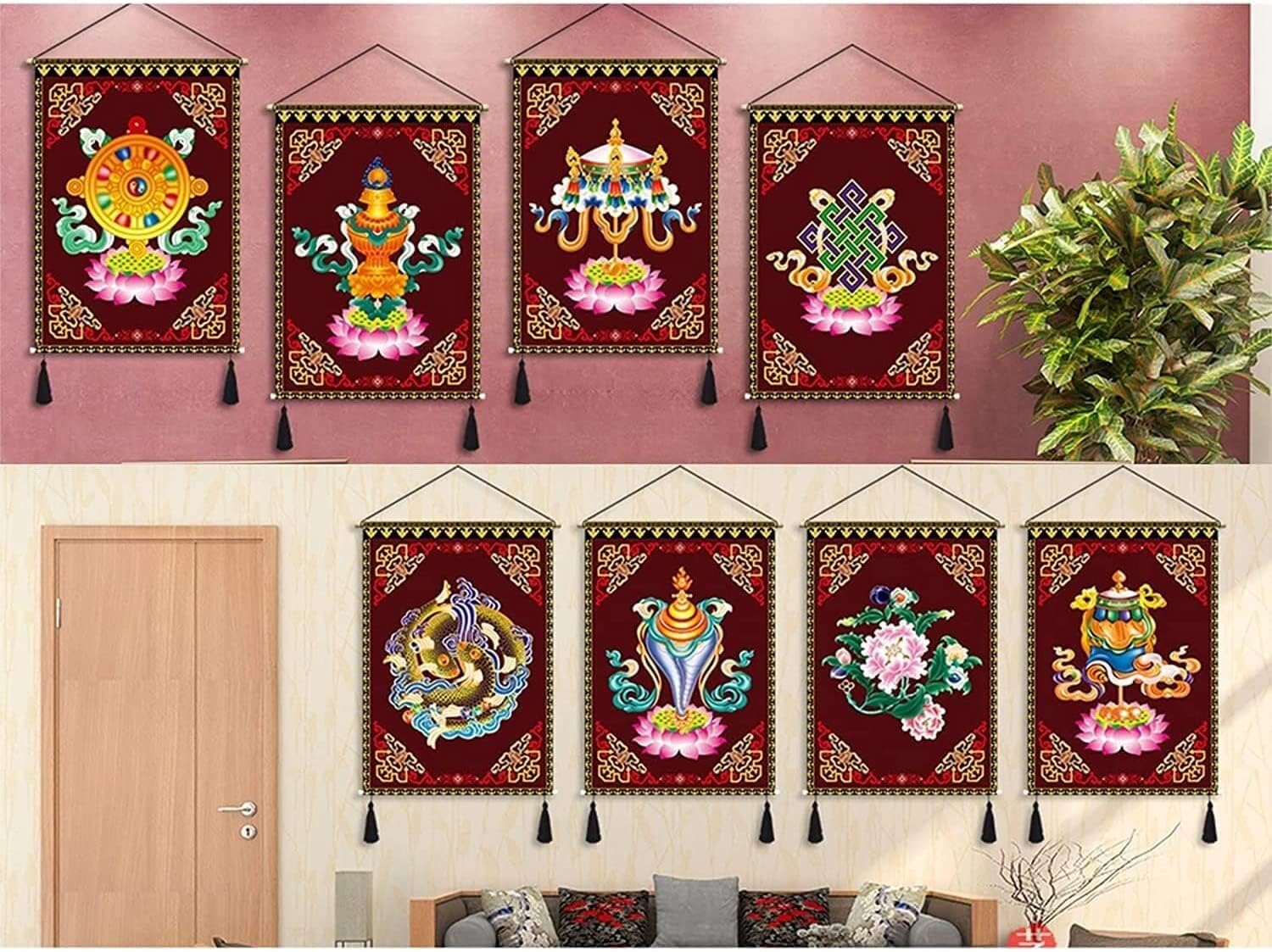 壁掛け、装飾ギフト、タペストリー、スクロール絵画、家庭用ウォール